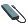 ONTEN UC123 5v1 hub - HDMI / USB-C / 3x USB-A na USB-C - petrolejový