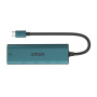 ONTEN UC123 5v1 hub - HDMI / USB-C / 3x USB-A na USB-C - petrolejový
