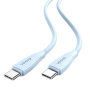 USAMS US-SJ716 nabíjecí a datový kabel - USB-C na USB-C - 1 m - modrý
