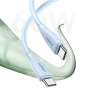 USAMS US-SJ716 nabíjecí a datový kabel - USB-C na USB-C - 1 m - modrý