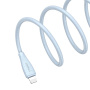 USAMS US-SJ717 nabíjecí a datový kabel - USB-C na Lightning - 1 m - růžový