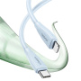 USAMS US-SJ717 nabíjecí a datový kabel - USB-C na Lightning - 1 m - bílý