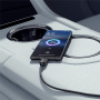 ESSAGER ES-X46 opletený nabíjecí a datový kabel - USB-A na USB-C - 2 m - černý