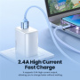 Toocki TQ-X55 nabíjecí a datový kabel - USB-A na Lightning - 1 m - modrý