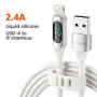 Toocki TQ-X55 nabíjecí a datový kabel - USB-A na Lightning - 1 m - bílý
