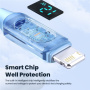 Toocki TQ-X55 nabíjecí a datový kabel - USB-A na Lightning - 1 m - bílý