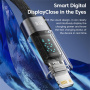 Toocki TQ-X36 nabíjecí a datový kabel - USB-C na Lightning - 2 m - šedý