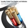 Toocki TQ-X36 nabíjecí a datový kabel - USB-C na Lightning - 2 m - šedý