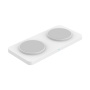 M15 2v1 bezdrátová nabíječka pro iPhone / AirPods - 15W - bílá