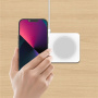 M15 2v1 bezdrátová nabíječka pro iPhone / AirPods - 15W - bílá