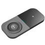 T2A 2v1 bezdrátová nabíječka pro iPhone / Apple Watch / AirPods - 15W - černá