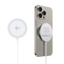 DUZZONA W18 Qi2 bezdrátová MagSafe nabíječka pro iPhone - 15W - bílá