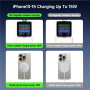DUZZONA W18 Qi2 bezdrátová MagSafe nabíječka pro iPhone - 15W - bílá