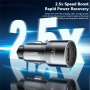 ESSAGER ES-CC14 autonabíječka s porty USB-C / USB-A / Lightning - 45W - černá