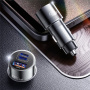 ESSAGER ES-CC14 autonabíječka s porty USB-C / USB-A / Lightning - 45W - černá