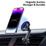 ESSAGER ES-ZJ27 magnetický držák do auta do ventilační mřížky pro iPhone - černý