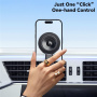 ESSAGER ES-ZJ27 magnetický držák do auta do ventilační mřížky pro iPhone - černý