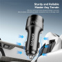 ESSAGER ES-CC19 autonabíječka s displejem a porty USB-C / USB-A - 140W - černá