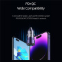 USAMS US-CC208 autonabíječka s porty USB-C / USB-A - 60W - černá