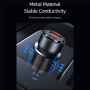 USAMS US-CC208 autonabíječka s porty USB-C / USB-A - 60W - černá