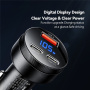 ESSAGER FSJ-008 autonabíječka s displejem a porty 2x USB-C / USB-A - 105W - černá