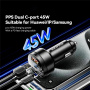 ESSAGER FSJ-008 autonabíječka s displejem a porty 2x USB-C / USB-A - 105W - hnědá