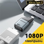 ESSAGER ES-OTG22 video redukce - VGA na USB-C - tmavě šedá