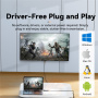 ESSAGER ES-OTG22 video redukce - VGA na USB-C - tmavě šedá