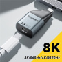ESSAGER ES-OTG22 video redukce - Mini Display Port na USB-C - tmavě šedá