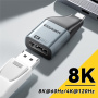 ESSAGER ES-OTG22 video redukce - Display Port na USB-C - tmavě šedá