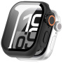 Pouzdro ve stylu Watch Ultra s tvrzeným sklem pro Apple Watch 42mm (Series 10 / 11) - černé