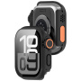 Pouzdro ve stylu Watch Ultra s tvrzeným sklem pro Apple Watch 42mm (Series 10 / 11) - černé