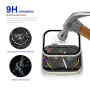 Rurihai tvrzené sklo s plastovým rámečkem pro Apple Watch 41mm - starlight