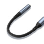 Yesido YAU38 audio redukce - 3,5 mm jack na USB-C - černá