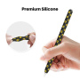 AhaStyle silikonový obal se vzorem slunečnic pro Apple Pencil 2. generace / Pro - černý