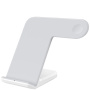 F11 bezdrátový stojánek pro iPhone / Apple Watch - 10W - bílošedý