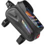 Wheel up Bike Bag voděodolná brašna na kolo s prostorem pro iPhone - černá 