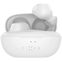 FIXED Buds bezdrátová sluchátka - bílá