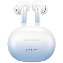 USAMS XD19 bezdrátová sluchátka - modrobílá