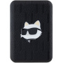 Karl Lagerfeld Embossed Choupette Head bezdrátová MagSafe powerbanka s portem USB-C - 5 000 mAh - černá