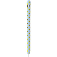 AhaStyle silikonový obal se vzorem slunečnic pro Apple Pencil 1. generace - modrý