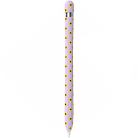 AhaStyle silikonový obal se vzorem slunečnic pro Apple Pencil 1. generace - fialový