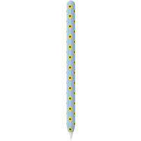 AhaStyle silikonový obal se vzorem slunečnic pro Apple Pencil 2. generace / Pro - modrý