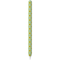 AhaStyle silikonový obal se vzorem slunečnic pro Apple Pencil 2. generace / Pro - zelený
