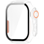 Pouzdro ve stylu Watch Ultra s tvrzeným sklem pro Apple Watch 42mm (Series 10 / 11) - mléčné