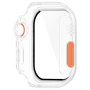 Pouzdro ve stylu Watch Ultra s tvrzeným sklem pro Apple Watch 42mm (Series 10 / 11) - mléčné