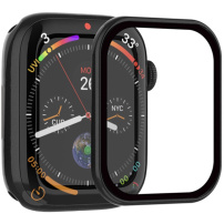 Rurihai tvrzené sklo s plastovým rámečkem pro Apple Watch 42mm (Series 10 / 11) - černé