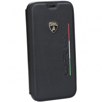 Lamborghini URUS Originální flipové pouzdro pro iPhone X / XS - černé