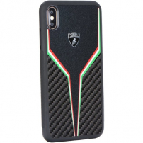 Lamborghini Originální kryt pro iPhone XS Max - černý