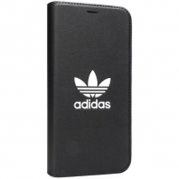 ADIDAS originální flipové pouzdro pro iPhone XS Max - černé